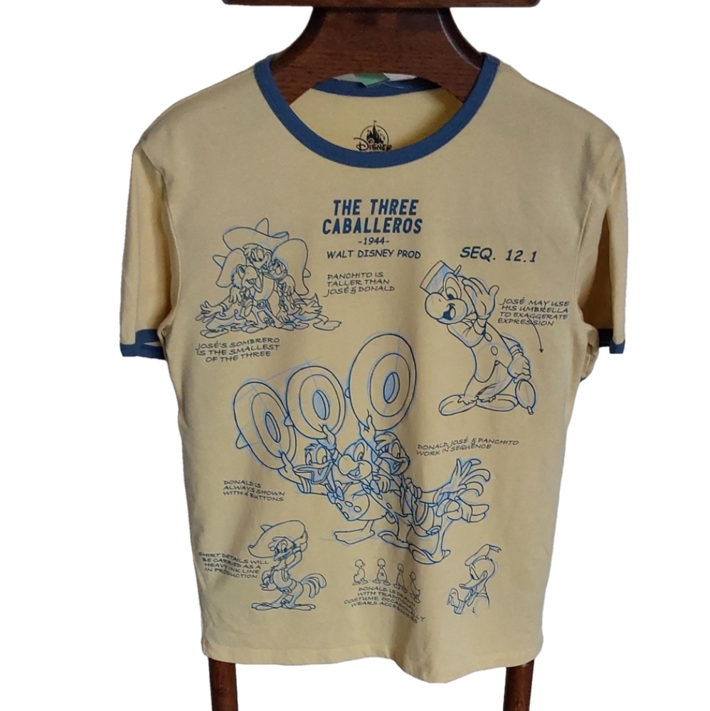 Walt Disney "The Three Caballeros" 1944 Walt Disney Men's Graphic Tees